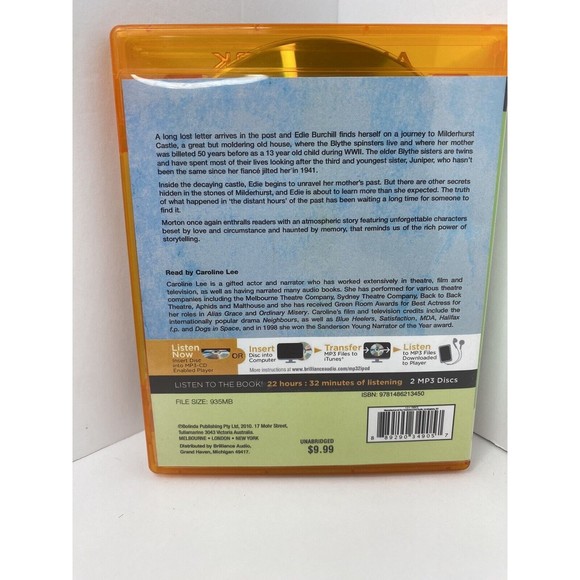 Kate Morton, Distance Hours MP3-Cd, Audiobook - Picture 5 of 7